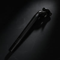 Cycle Seatpost Straight Bike Seat Post 27.2mmx350mm Matte Black Seatpost with Clamp for Cyclists, Commuters, Mountain Bikes