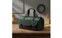 Wear Resistant Canvas Tool Bag Large Capacity Heavy Duty Tool Tote Thickened for Electricians, Carpenters, Job Site, Workshop