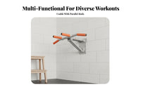 Wall Mounted Pull-up Bar Heavy Duty Wall Mounted Pull up Bar Multifunctional Home Gym Station for Bodybuilders, Indoor, Upper Body Workout, Garage