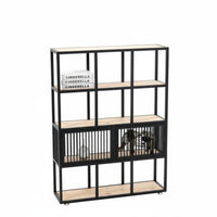 Modern Minimalist Design Modular Cube Organizer Multi-Functional Room Divider Versatile Display Rack Large Capacity for Apartment Dwellers, Homeowners, Office Workers, Restaurant, Bedroom