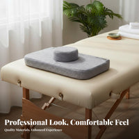 Anti-Collapse Design Rectangular Massage Head Pillow Soft and Comfortable Massage Table Headrest Ergonomic for Spa Clients, Home Users, Spas