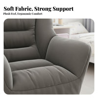 Comfortable Highrear Bean Bag Chair Reclining Design Lounge Seating Full physique Support Indoor Furniture Modern aesthetic for Students, Families, Dorm Room, Bedroom, Lounging, perusing corner