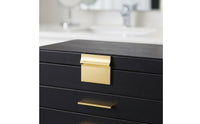 Soft Velvet Lining 6-Layer Jewelry Box Removable Dividers 6-Tier Jewelry Box Sturdy Construction Multi-Layer Accessory Holder Easy to Clean for Dresser