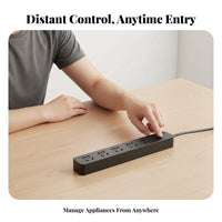 Smart Power Strip Timer Function Power Strip Scheduling & Timers Remote Control Extension Cord for Tech Enthusiasts, E-Sports Participants, Home