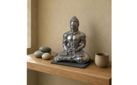 Muscular Buddha Statue Resin Seated Buddha Statue Desktop Ornament