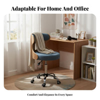 Armless Adjustable rotate Chair Comfortable padding Office Furniture for Bedroom