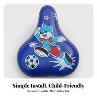 Kids Bike Seat Comfortable Children's Cycle Saddle Shock Absorbing Child's Cycle Saddle Pad