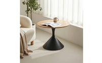 Round Side Table Minimalist Sculptural Side Table Modern Furniture for Living Room, Reading Corner