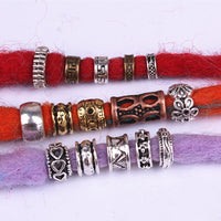 Vintage Alloy Dreadlock Beads for Hair Braiding Decoration