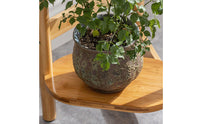 Natural Bamboo Plant Stand Indoor Tiered Plant Stand Outdoor Furniture Space-Saving for Living Room
