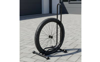 Space-Saving Upright Bike Floor Stand Indoor Floor Bike Stand Stable Freestanding Bike Rack Heavy-Duty for Home Storage