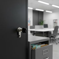 Filing Cabinet Lock Construction Mailbox Replacement Lock Universal Fit Industrial Hardware for Locker, Server Rack