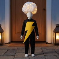 LED Light String Electrical Costume Soft Cloud Cap Costume Long-Sleeve Theatrical Outfit Pull-on for Children