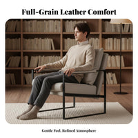 Modern Minimalist Design Cushioned Loveseat and Chair Group Thick Cushions Metal Frame Loveseat and Table Set High-Rebound Cushion Commercial Furniture Ergonomic Design for Interior Designers, Homeowners, Families, Coffee Shop, Bar, Hotel, Lounge Area