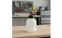 Handheld Fluid Filling Bottle Compact Bottle with Valve Translucent Dispenser for Mechanics, Garage