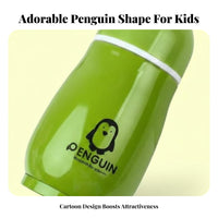 Double Walled Stainless Steel Penguin Vacuum Bottle Keeps Hot & Cold Penguin Vacuum Bottle Long-Lasting Insulation for Adults, School