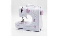 Built-in Handle Mini Electric Sewing Machine Open Arm Portable Sewing Machine 12 Stitch Patterns Craft Tool Automatic Thread Winding