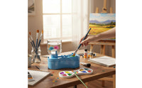 Easy to Clean Circulating Water Brush Cleaner All-in-1 Design Paint Brush Cleaner Multi-Functional for Artists, Kids, Studio, Home, Outdoors