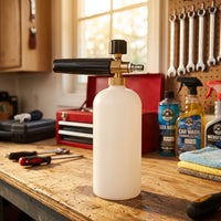 Soap Dispenser for Efficient Car Cleaning and Car Wash, High Pressure Foam Sprayer for Car Washing, 1L Bottle Foam Lance, 1L Capacity Aluminum