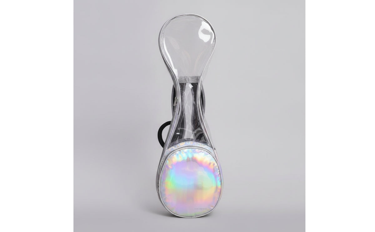Transparent Pipa Carrying Bag Clear Pipa Backpack Portable Lightweight for Music Students, Rehearsals, Travel