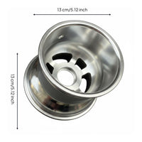 Go Kart Wheel rims Rust Resistant Mini-Vehicle Wheel rims Easy Installation Vehicle Part for Drivers