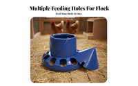 Hanging Pigeon Feeder Easy to Fill Spill-Resistant Avian Feeder for Backyard