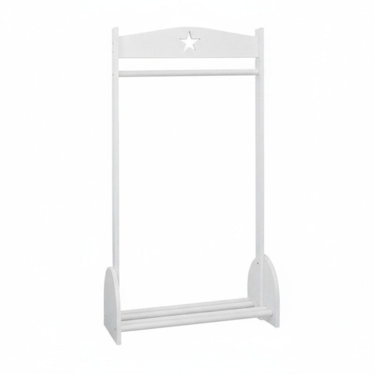 Korean design House-Shaped Clothes Rack unobstructedstanding children's Furniture child-safe Design Garment Stand Space-Saving for children, Toddlers, Parents, Playroom, Bedroom, Small Spaces, Entryway
