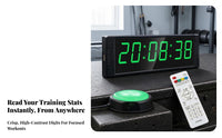 Easy-to-Read Digital Gym Timer Clock Wired Digital Gym Timer for Athletes, Coaches