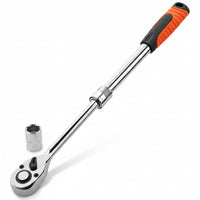 72-Tooth Telescopic Ratchet Wrench with Adjustable Handle Anti-Slip Telescopic Ratchet Wrench Heavy Duty for Diyers