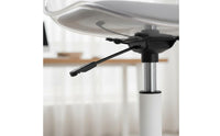 Ergonomic Armless Rolling Desk Chair Quiet Casters Rolling Computer Chair Comfortable Cushion High Load-Bearing for Students, Teens, Dorm Room, Bedroom