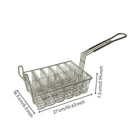 Taco Fryer Basket with Loop Handle Curved Fryer Basket Convenient Taco cover Holder for Food Service