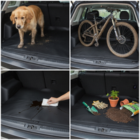 Car Trunk Liner Mat Waterproof Dustproof Foldable Cargo Protector for Ride-Sharing Drivers