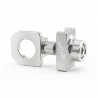 Aluminum Alloy Folding Bike Chain Adjuster Compact Cycle Chain Adjuster Single-Speed Adjustable for Cyclists