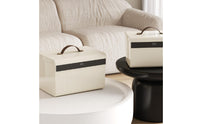 Lockable File Box with Lock Portable File Organizer Box Secure Compact for Home Office