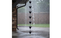 Rain Chain Multi Color Metal Rain Chain Functional Rainwater Catcher
