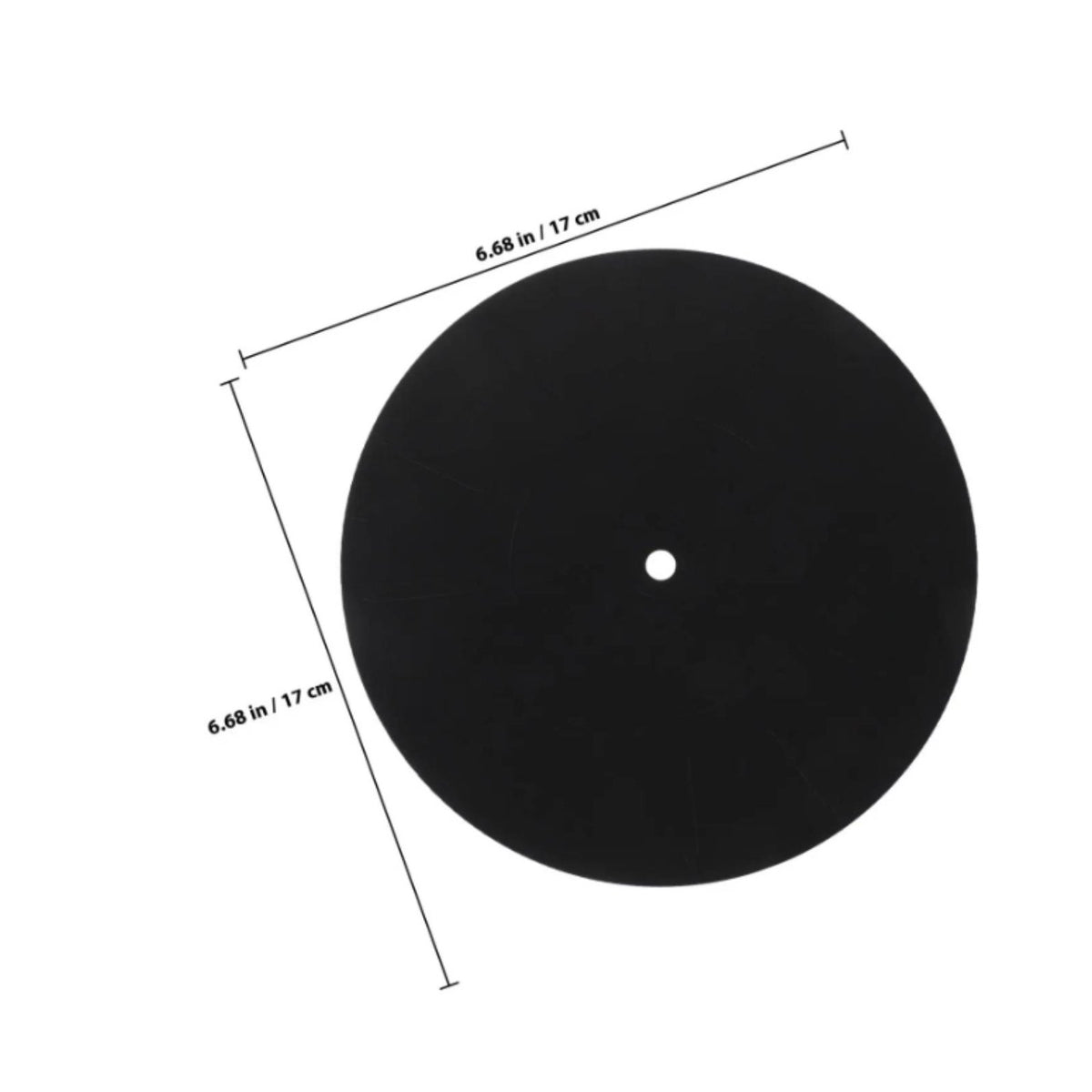 Turntable Platter Mat Silicone Platter Slipmat Vibration-Dampening Slipmat for Vinyl Collectors