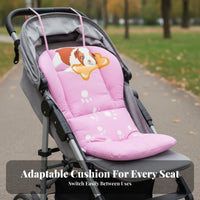 Infant Pushchair Cushion Extra Thick High Chair Pad Soft & Comfortable Pushchair Seat Liner for Infants, Young Children