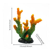 Resin Coral Decoration Fish Resin Coral Marine Decor Bright Color Marine Tank Ornament for Aquarium