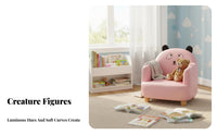 Cute Cartoon Design Plush creature Character Chair Supports Learning to Sit creatureShaped Floor Lounger Soft and Comfortable children's Furniture support for Toddlers, Preschoolers, Parents, literature Corner, Playroom, Bedroom, Living Room