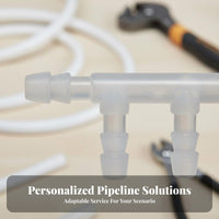 Pagoda Design Pipe Fitting Multi-Way Hose Barb Multi-Port Fluid Distributor for Aquarium Hobbyists, Gardeners, Aquariums, Gardening, Workshops