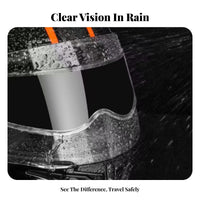 Helmet Visor Rain Film Rainproof Motorcycle Helmet Waterproof Film Anti-Rain Visor Sticker Clear Vision Vehicle Accessory
