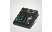 Desktop Mixer with USB Stereo 4-Channel Mixer Angled Mixing Console for Streamers, Singers, Livestreaming
