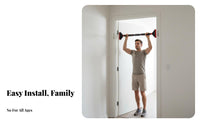 Doorway Pull-up Bar Drill Installation Doorway Pull up Bar Multi-Functional for Adults, Fitness Enthusiasts, Indoor, Corridor, Garage