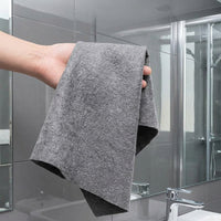 Super-fine Microfibre Cloth and Thickened Magic Cleaning Cloth, Microfibre Towel for Glass and Mirrors, Washable Car Detailing Cloth