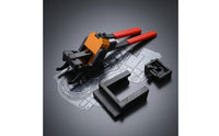 Engine Cylinder Part Eccentric Shaft Clamp Tool Black and Orange Eccentric Shaft Clamp Tool Tempered Steel Cylinder Part Spring Compressor