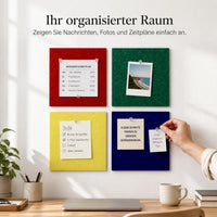 Dopamine Felt Board Wall Decor with Adhesive and Pushpins, Nordic Style Photo Display & Message Board