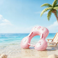 Inflatable Swim Float with Shoulder Straps PVC Underarm Swim Float Portable Buoy Lightweight for Beach