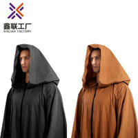 万圣节魔法袍牧师袍斗篷披风长袍带帽死神cos星球大战玩偶
