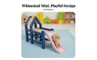 Cartoon Design 1:12 Scale Floor Carpet Versatile Decor 1:12 Scale Dollhouse Rug Realistic Intricacy for Children, Hobbyists, Model Display