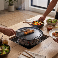 Portable Smokeless Indoor Outdoor BBQ Grill for Tea Ceremony and Roasting